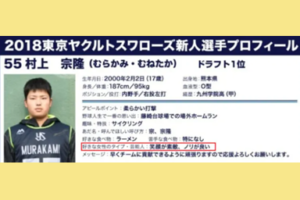 【2022秋】村上宗隆の歴代彼女は何人？好きなタイプと結婚時期は？