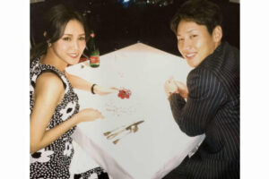 吉田正尚の嫁ゆり香は超美人モデル起業家！結婚馴れ初めが素敵！子供は何人？【画像】
